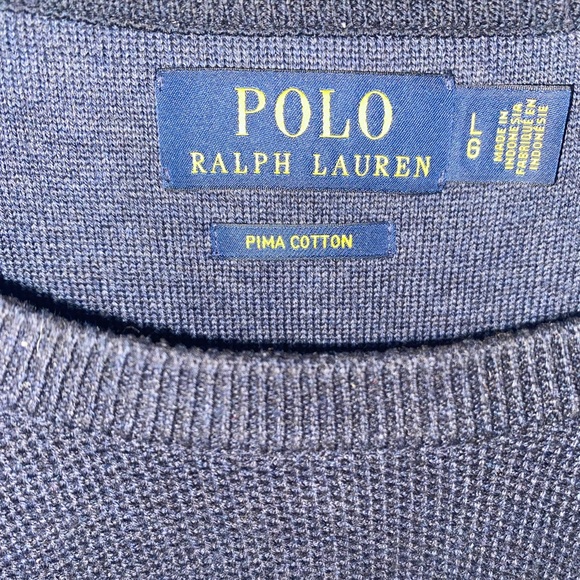 Polo Ralph Lauren Pima cotton V Neck sweater - Picture 3 of 4